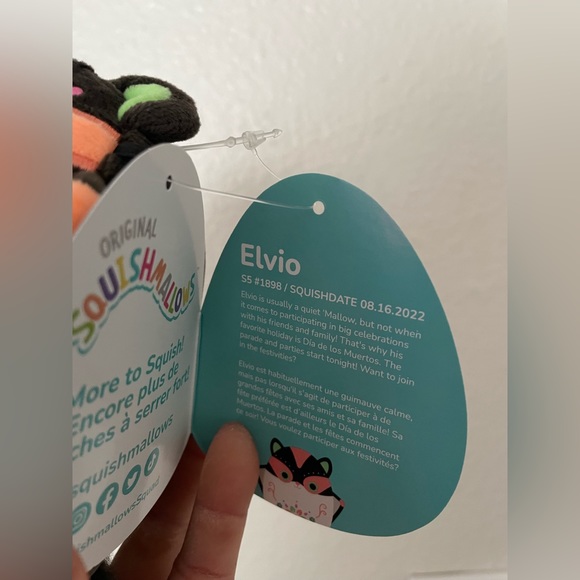 ELVIO 5” NWT DOTD squishmallow - Picture 3 of 3